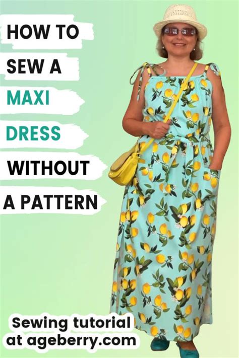 How To Sew A Maxi Dress Tutorial Sewing Tutorials Diy Clothes