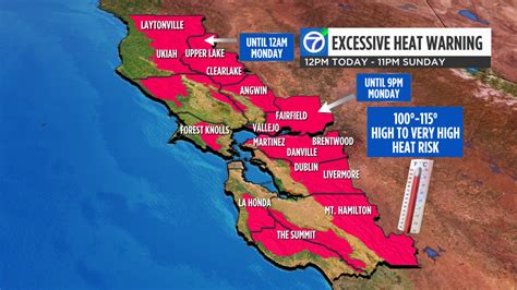 California Heat Wave No Nighttime Cooldown Expected During Bay Areas