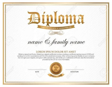 9 High School Diploma Certificate Designs And Templates Psd Ai