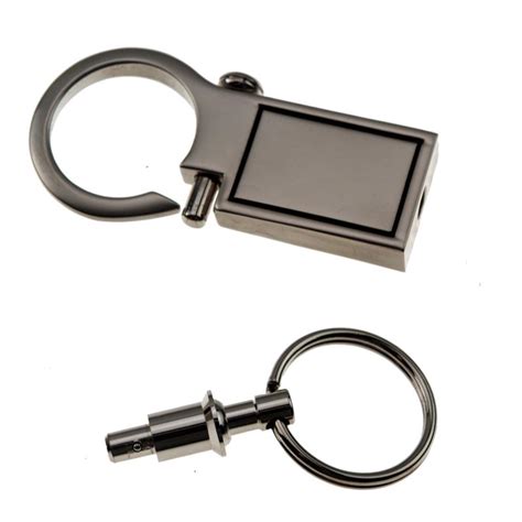 Single Valet With Belt Clip Deluxe Keychain