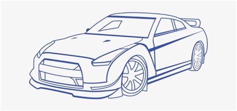 Drawn Race Car Outline Race Cars Drawings Free Transparent Png