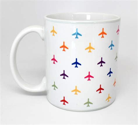 Airplane Pattern Coffee Mug Planewear