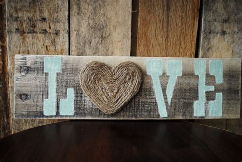 Rustic Home Decor Wood Sign Love Sign Pallet Sign Rustic Etsy Love