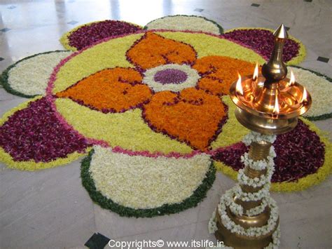 Hibiscus flowers are quite a common sight on an onam pookalam due to its bright dark red colour. Onam Festival | Kerala Festival | Indian Festivals | King ...