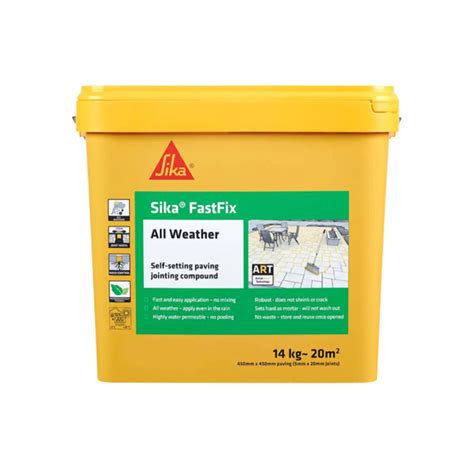 Sika Fastfix All Weather Paving Jointing Compound Charcoal 15kg