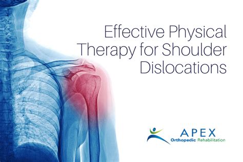 how physical therapy can help your shoulder dislocation