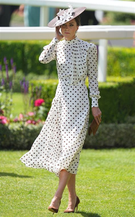 Kate Middletons Polka Dot Dress Nods ‘pretty Woman At Royal Ascot
