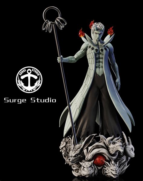 Uchiha Obito Sage Of Six Paths By Surge Studios