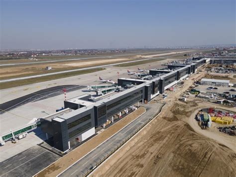 Newly Built Part Of The Belgrade Nikola Tesla Airport Terminal Welcomes