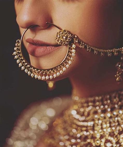 Checkout Some Beautiful Nose Ring Designs Weddingplz Bridal