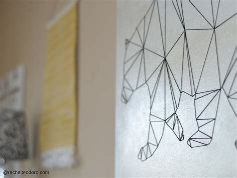 Geometric Bear String Art Rachel Teodoro