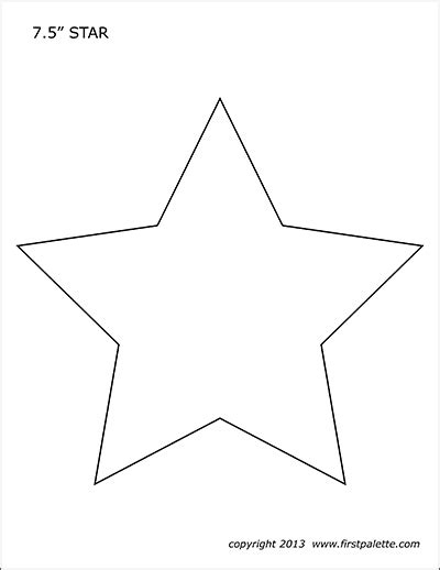Stars Free Printable Templates And Coloring Pages
