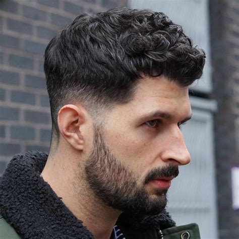 Here's a hairstyle that men with thin hair will love. Taper Fade For Curly Hair | Men haircut curly hair, Men's ...