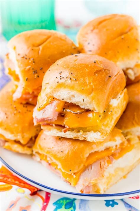 Easy Ham And Cheese Sliders Recipe Sugar Soul