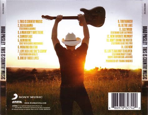 Underground Music Brad Paisley This Is Country Music Cd Covers And