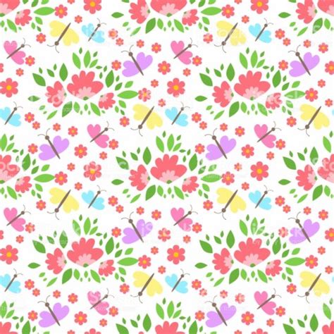 Floral Seamless Pattern Pastel Watercolor Floral Vector 2597536
