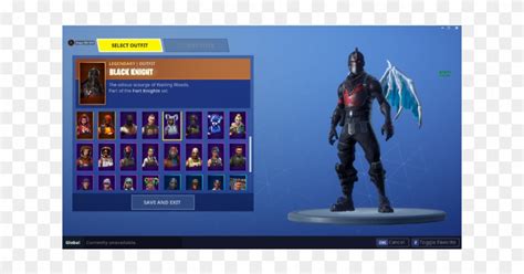 Black Knight Fortnite Png Free Black Knight Account Transparent Png