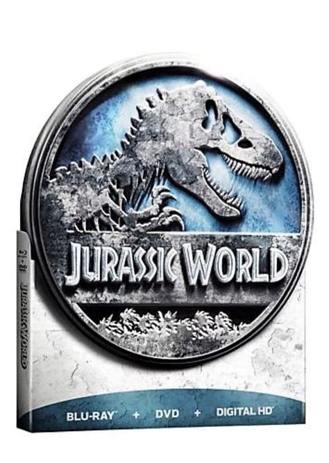Jurassic World Blu Raydvddigital Hd Tin Can Edition Exclusive W30 Minutes Of Bonus Content