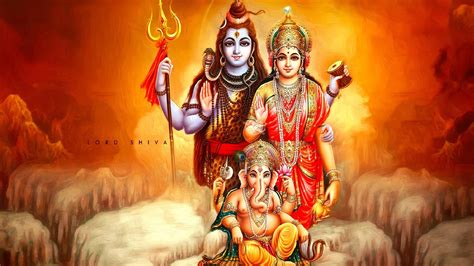 God Shiva Parvathi Vinayaga Hd Wallpapers Hd Wallpapers Id 33119