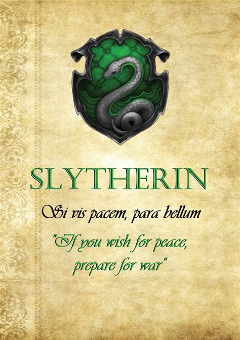 Harry Potter Slytherin Motto Digitaldruck In 2020 Harry Potter Poster