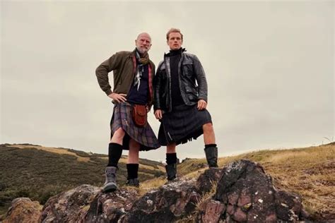 Outlander Stars Sam Heughan And Graham Mctavish Explore Scotland In