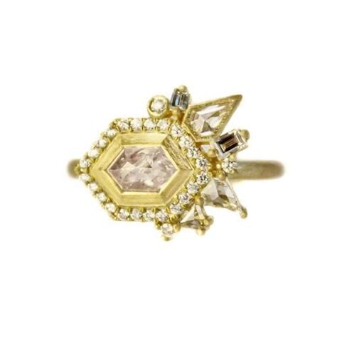 Rings Samantha Louise Jewelry Constellation Ring Pink Diamond