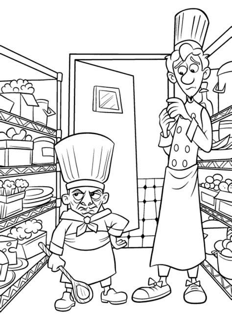 Coloring Page Ratatouille coloring pages 12