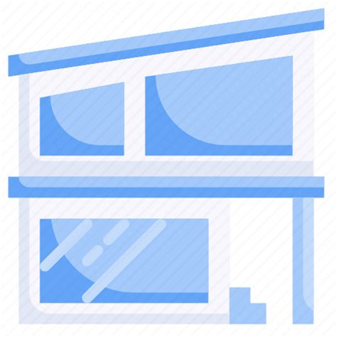 Modern House Buildings Real Estate Home Icon Download On Iconfinder