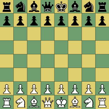 If this square is a dark colour then turn the board a quarter turn (90 degrees) in either direction. How to Set Up a Chess Board