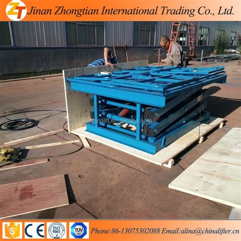 Fixed Elevating Platform Double Shear Fork Lift Platformstationary