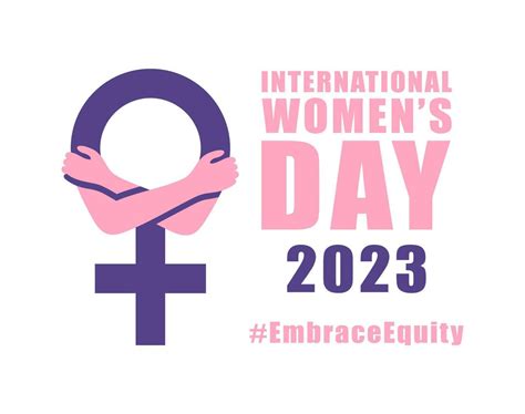 International Womens Day Concept Poster Embrace Equity Woman Illustration Background 17054060