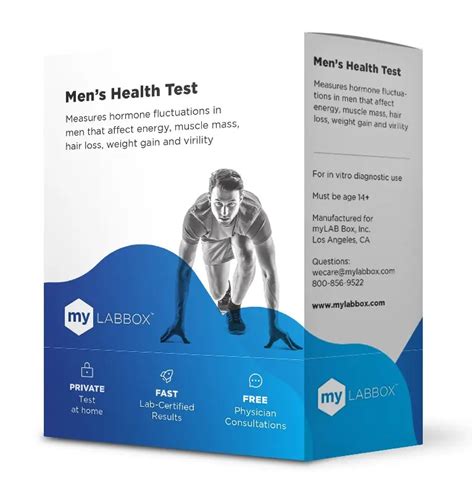 Mens Health Test At Home Wellness Testing Mylab Box
