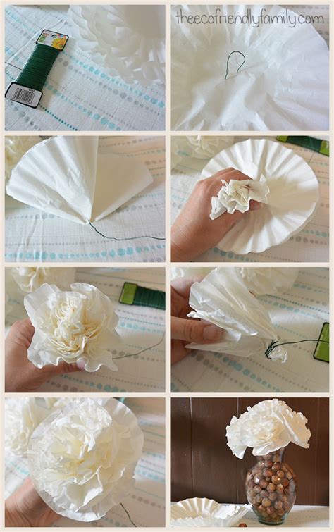 Coffee Filter Flower Tutorial With A Table Twist
