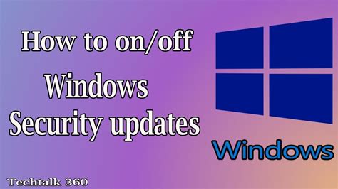 How To Turn Windows Security Off Totallynaw