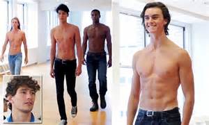 parke and ronen s male model casting where 300 men strip down for runway spots daily mail online