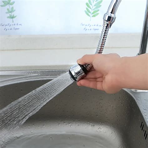 Kitchen Gadgets 2 Modes 360 Rotatable Bubbler High Pressure Faucet