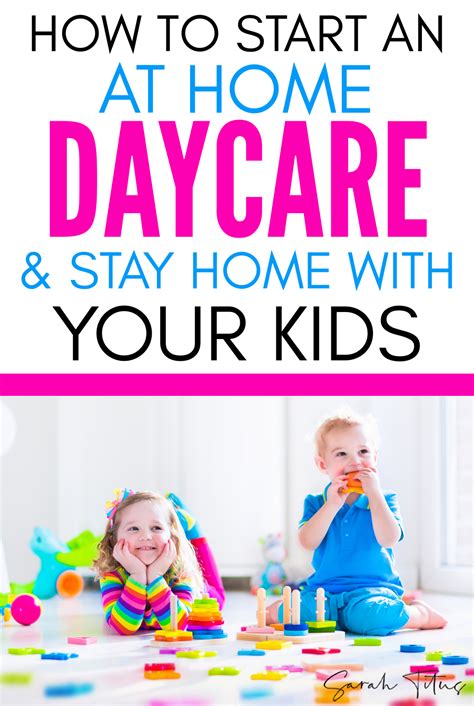 How To Start A Home Daycare Artofit