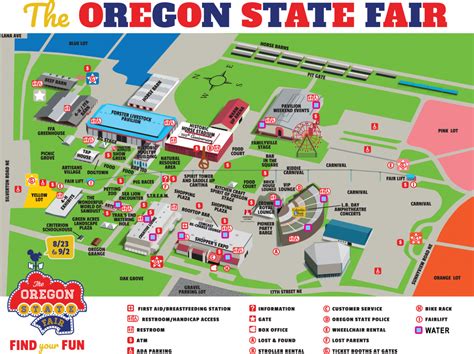 Continue 4.5 miles and the indiana state fairgrounds & event center will be on. Fairgrounds Map - Oregon State Fair