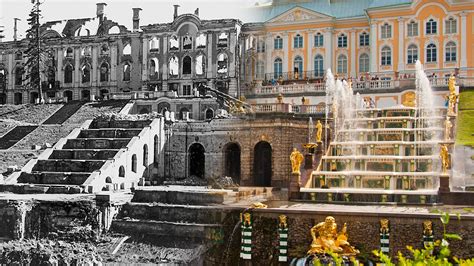 Before And After St Petersburg Palaces Destroyed By The Nazis Photos