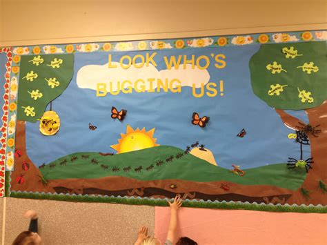 Look Whos Bugging Us Bulletin Board Totally Using This Idea