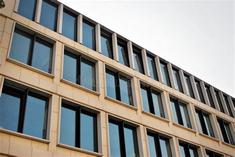 Modern Buildingmodern Office Building With Facade Of Glass Stock Photo