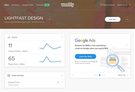 How To Use The Weebly Site Dashboard — Free Weebly Tutorials And Tricks