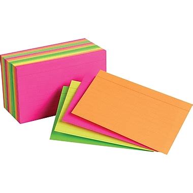 Compare the least expensive staples assorted index cards online and save big on. Staples Index Cards 3" x 5" Line Ruled Neon Assorted Color, 300/Pack | Staples®