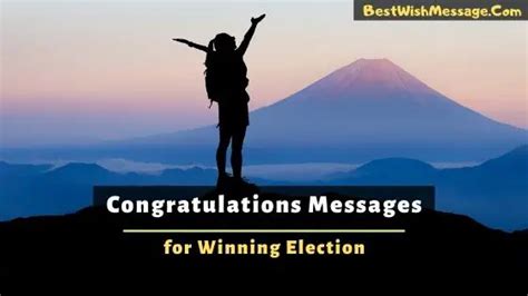 Congratulations Messages For Winning Election 60 Ways To Appreciate