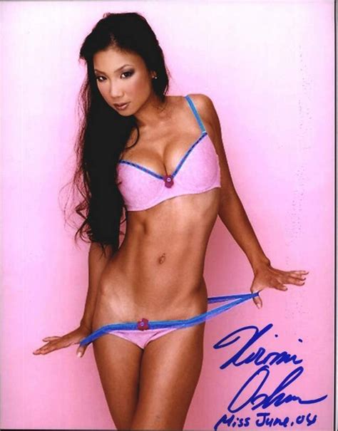 Playboy Model Hiromi Oshima Signed Sexy X Photo Proof Certificate
