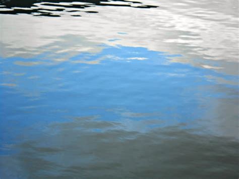 Water Reflections Of Sky And Clouds Free Stock Photo Public Domain