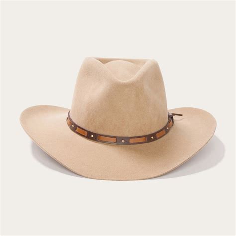 Hutchins 3x Cowboy Hat Stone 6 34 Cowboy Hats Cowboy Stetson