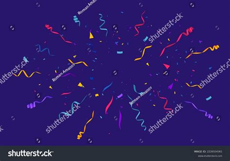 confetti burst background festive backdrop party stock vector royalty free 2226554361