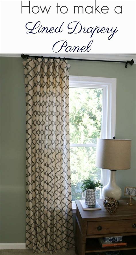 The Easy Way To Make Pleated Curtain Panels Using Clip Rings