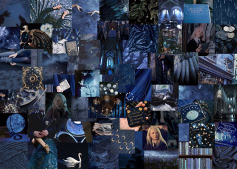ravenclaw house aesthetic collage